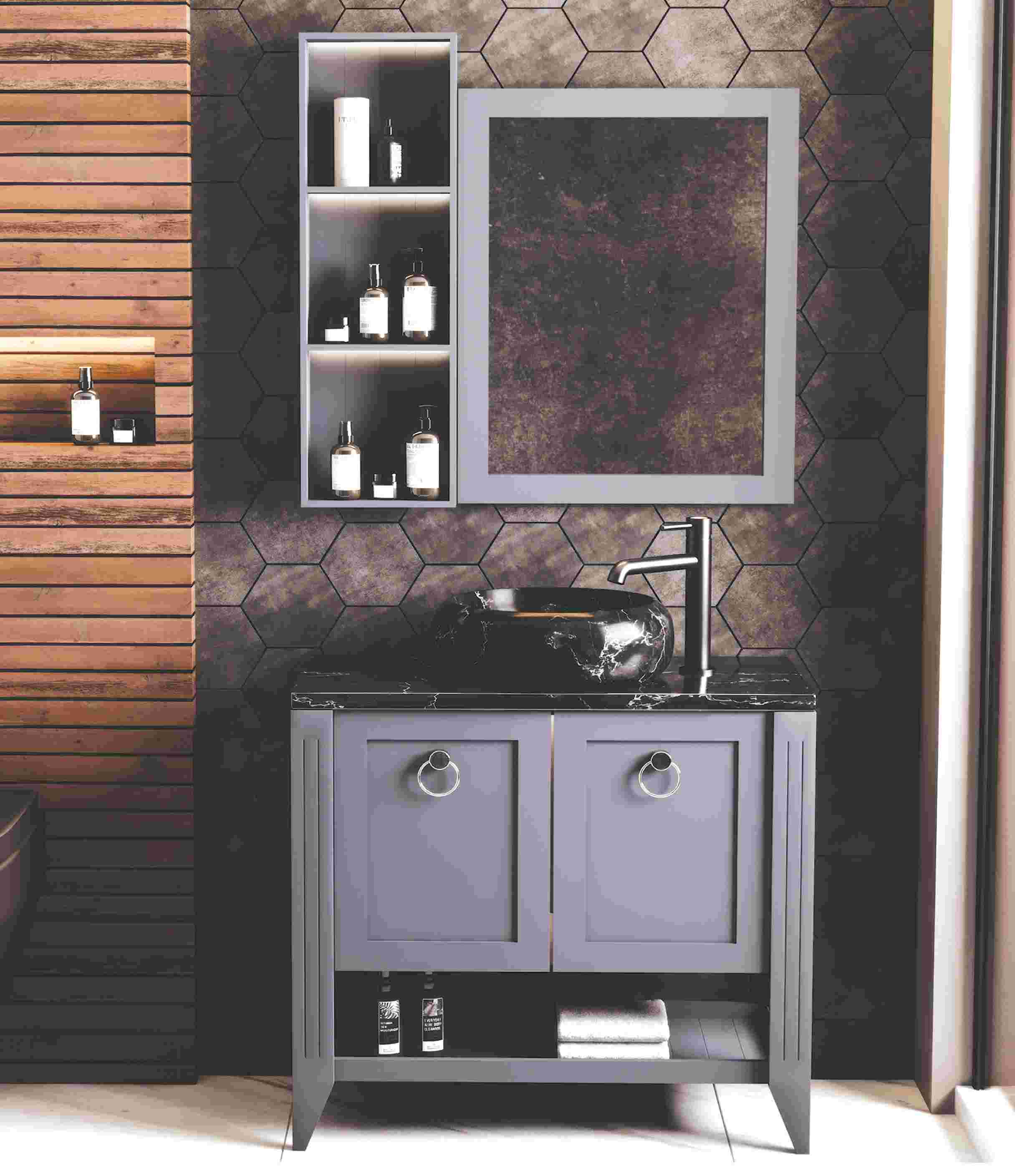 کابینت روشویی پاپیون