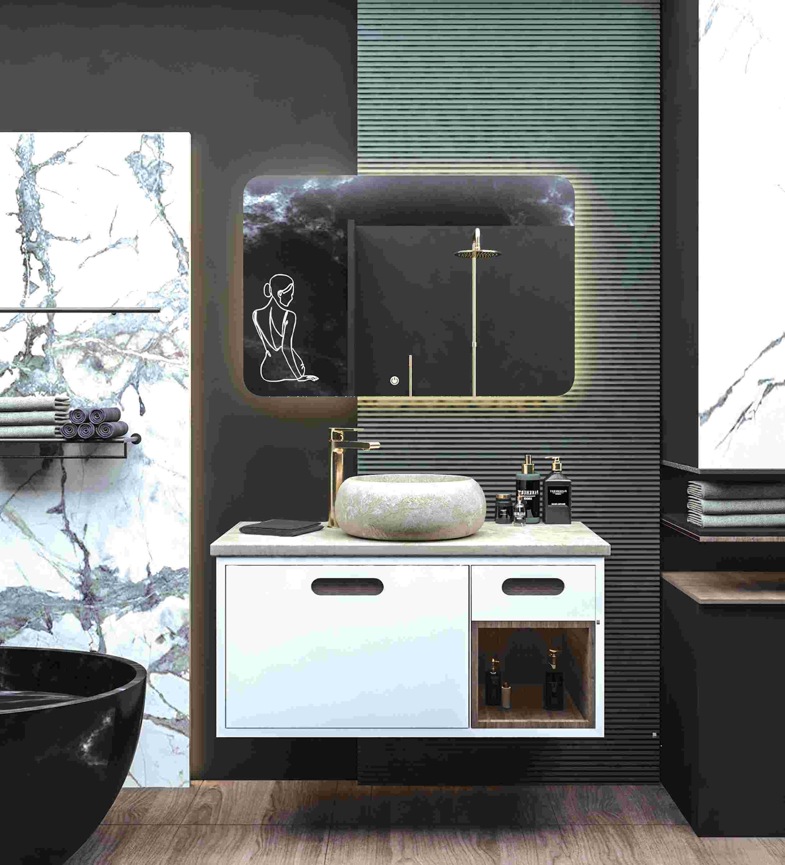 کابینت روشویی پاپیون
